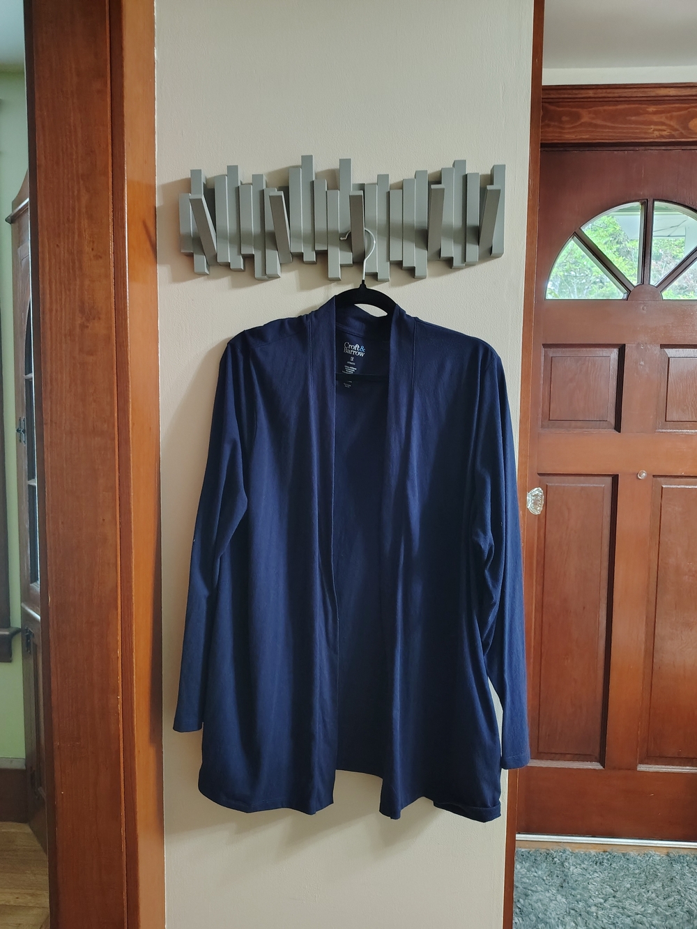 Croft & Barrow Navy Open-Front Women's Cardigan Jacket